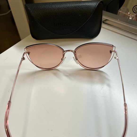 Rose gold cat eye sunglasses - Picture 8 of 11